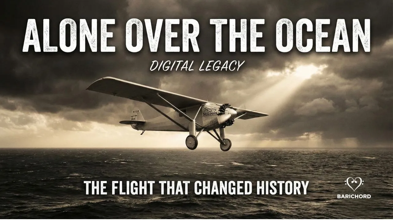 Alone Over the Atlantic ✈️ Digital Legacy | Charles Lindbergh's Epic Flight
